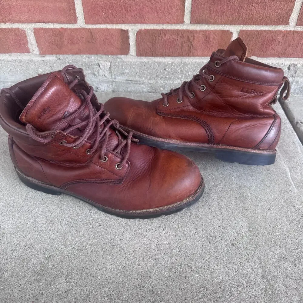 Vintage L.L. Bean Men's Leather Boots Size 11